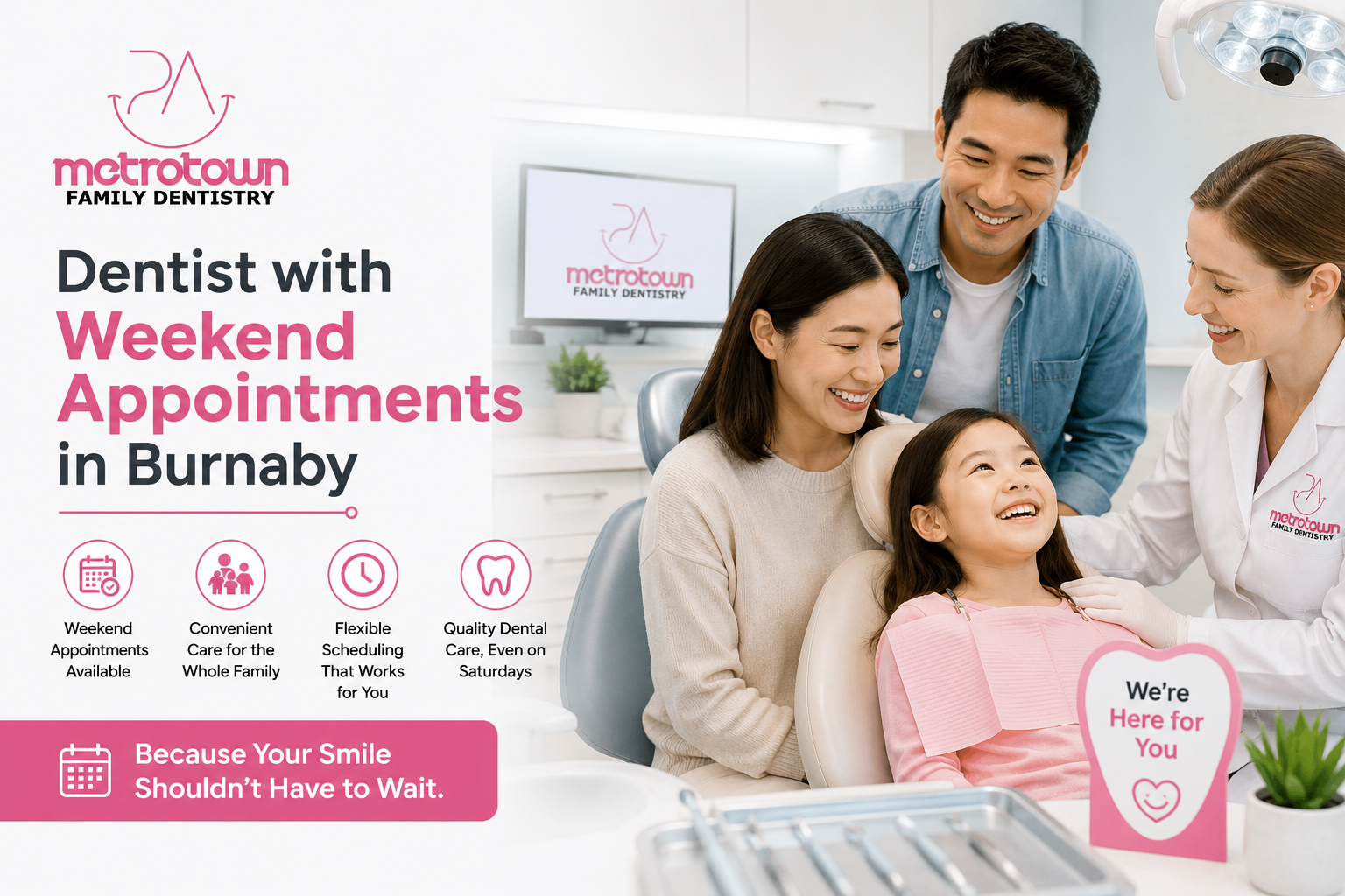 weekend appointment in burnaby